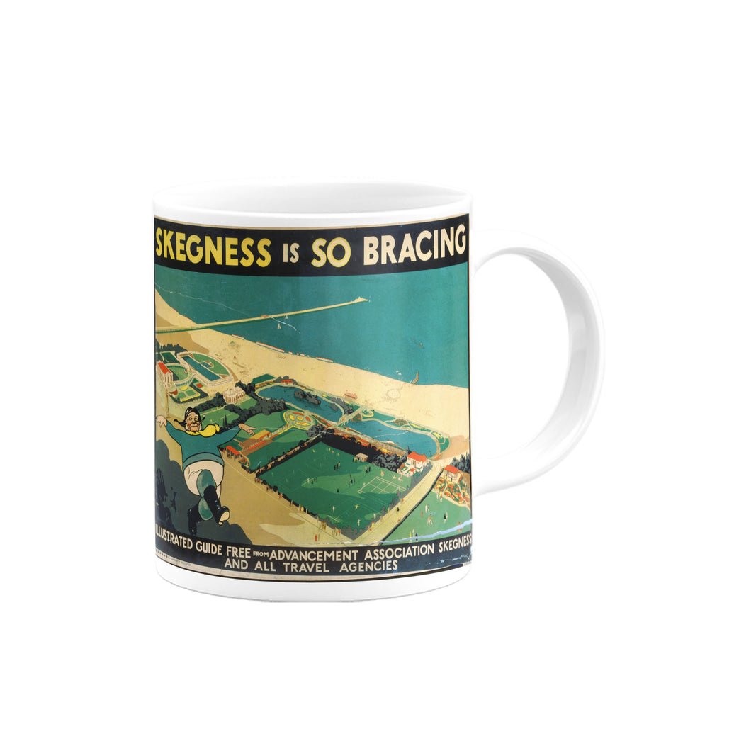 Skegness is So Bracing - View from above Mug