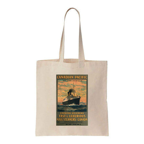 Canadian Pacific - Fast and Luxurious to Canada - Canvas Tote Bag