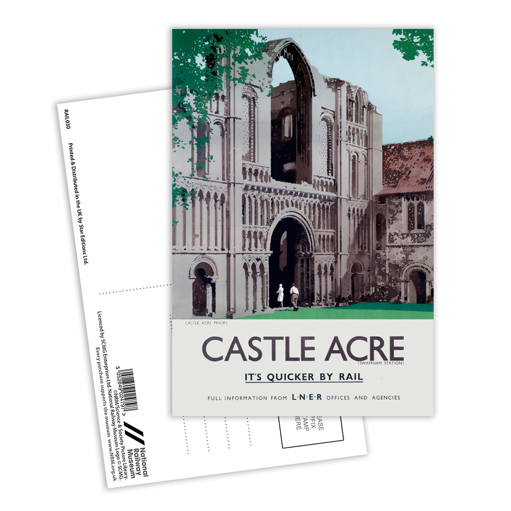 Castle Acre Postcard Pack of 8