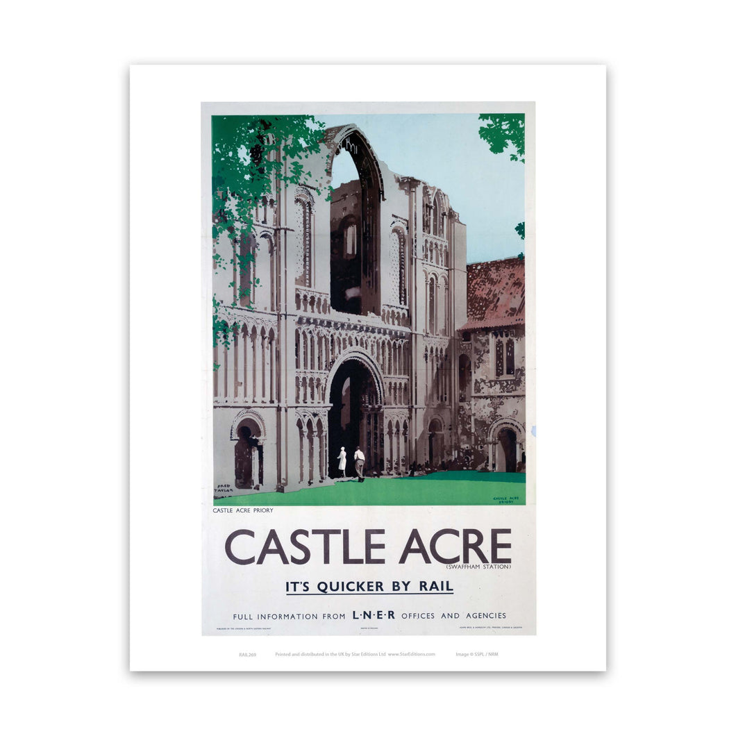 Castle Acre Art Print