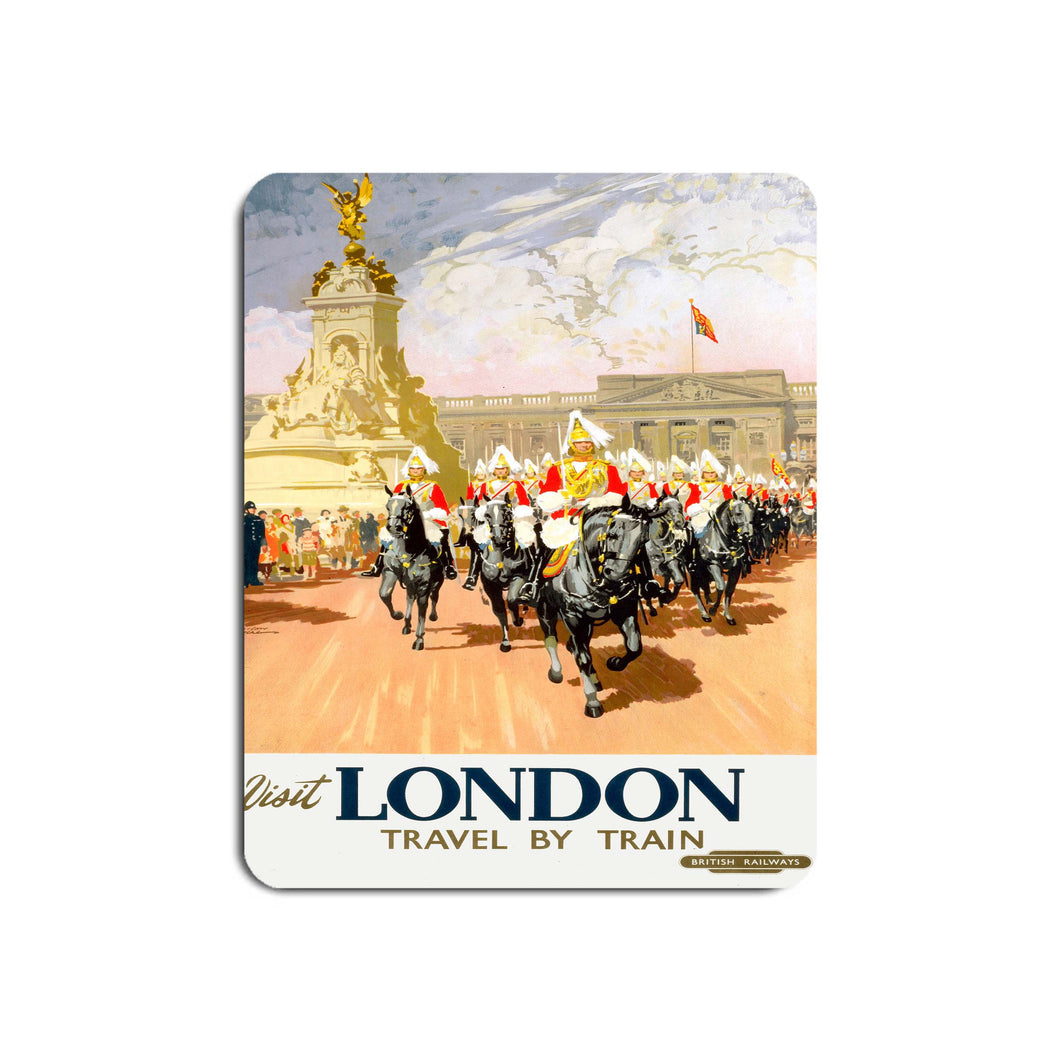 Visit London travel by train - Mouse Mat