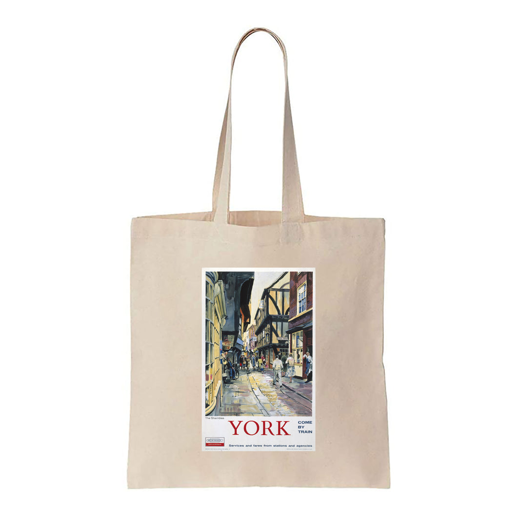 York, Come by Train - Canvas Tote Bag