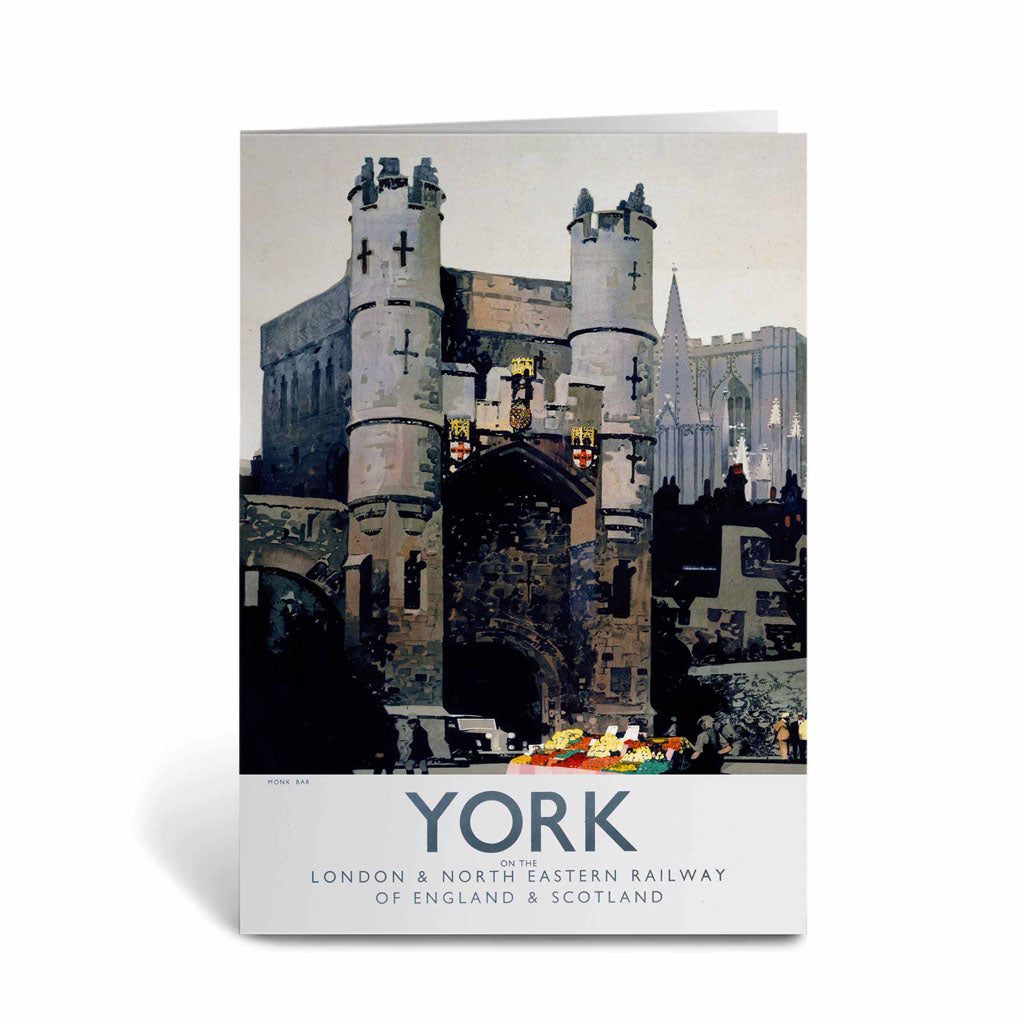 York, Monk Bar Greeting Card