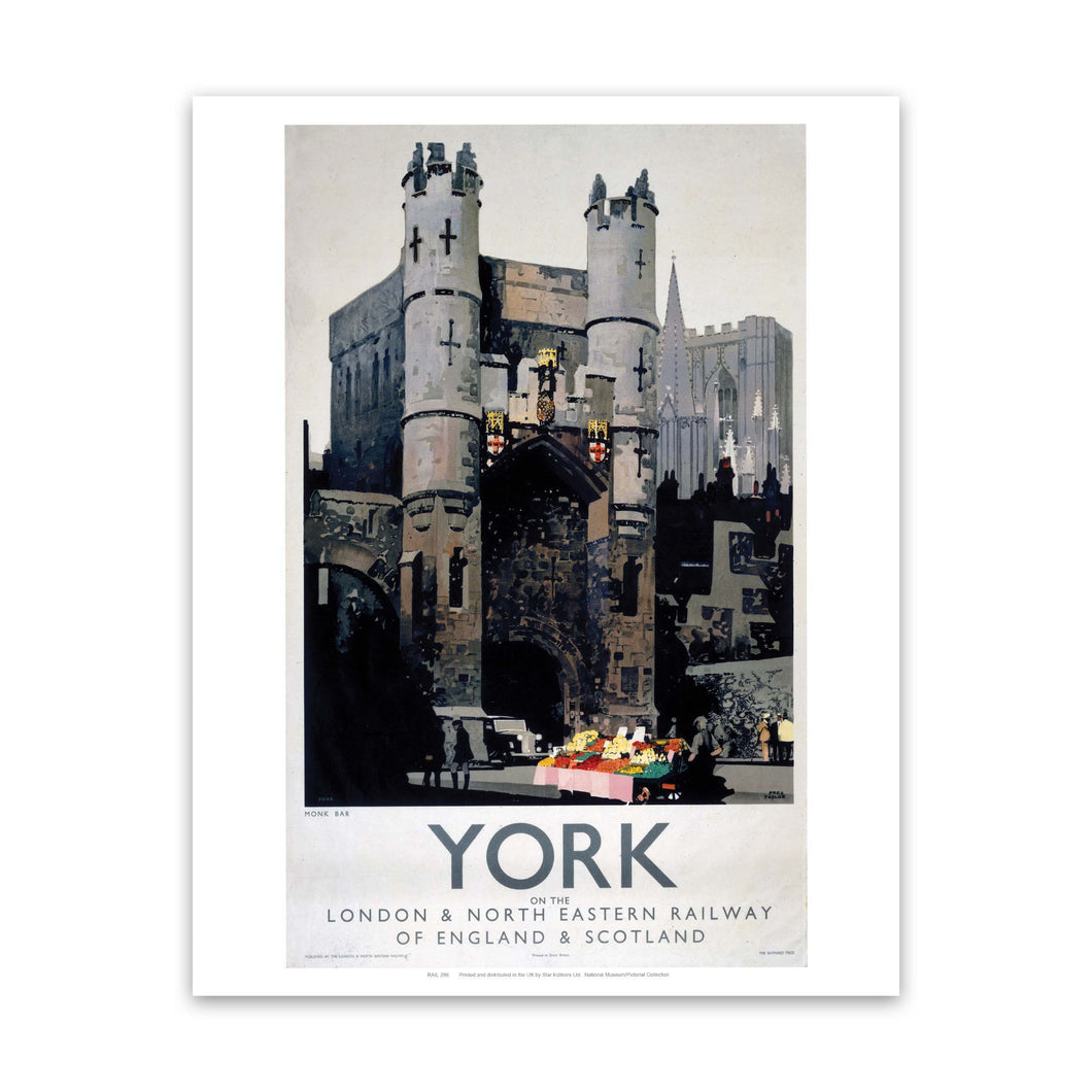 York, Monk Bar Art Print