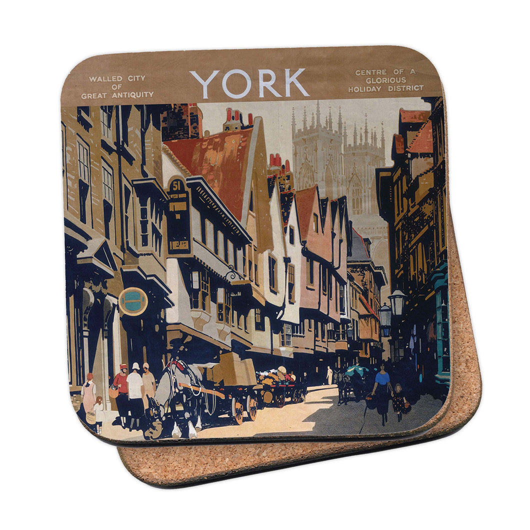 York, Walled City of Great Antiquity Coaster