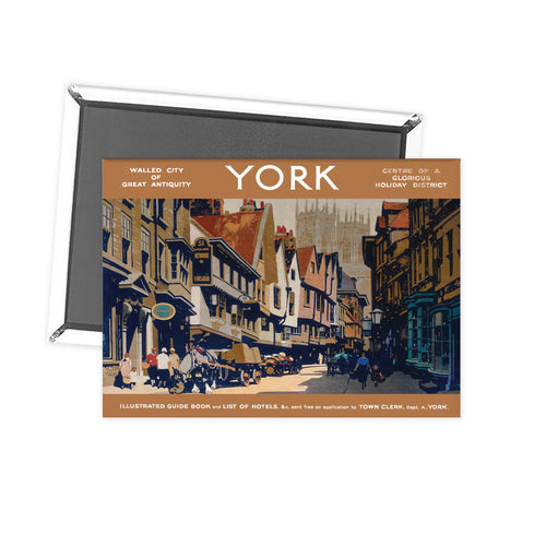 York 4 Fridge Magnet