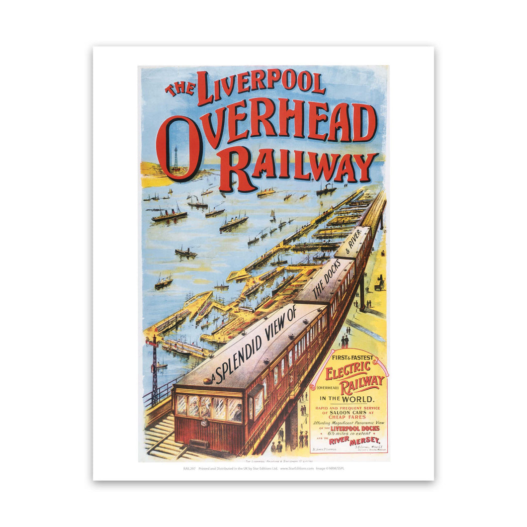 The Liverpool Overhead Railway Art Print