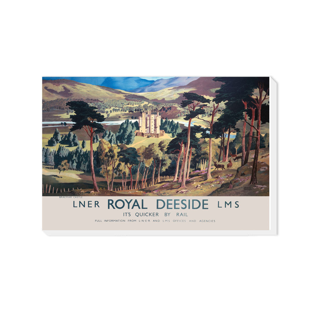 Royal Deeside LNER LMS Braemar Castle - Canvas