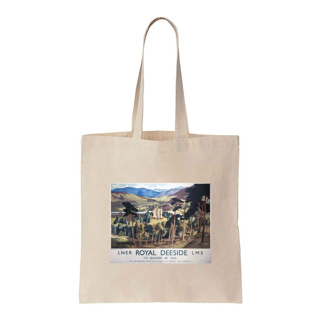 Royal Deeside, Braemar Castle - Canvas Tote Bag