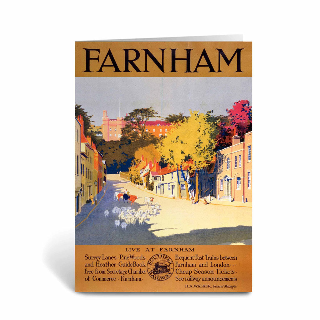 Live at Farnham Greeting Card