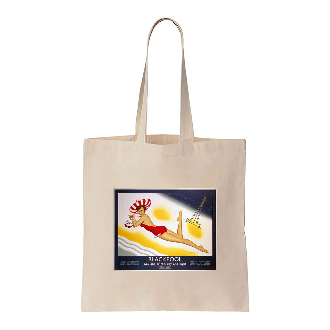 Blackpool, Gay and Bright - Canvas Tote Bag