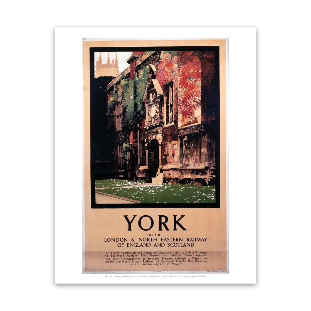 York on the London and North Eastern Railway Art Print
