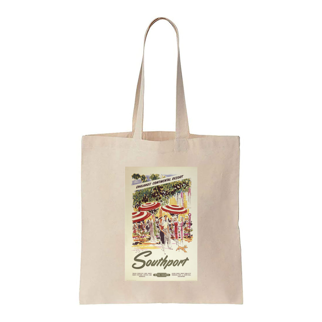 Southport - England's Continental Resort - Canvas Tote Bag