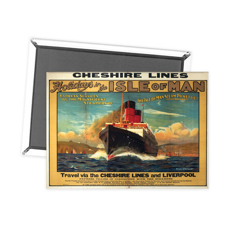 Cheshire Lines Isle of Man Fridge Magnet
