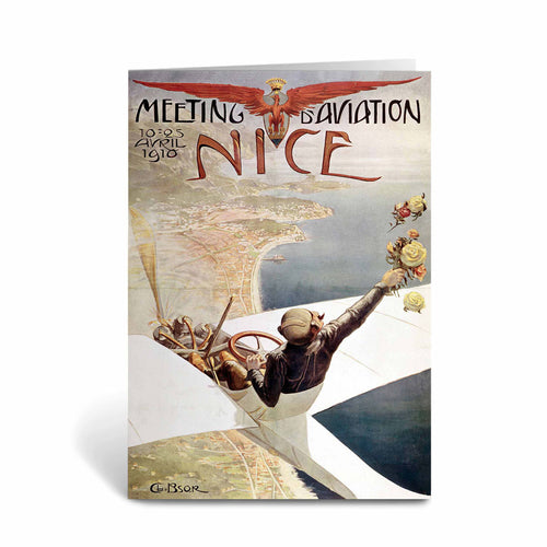 Meeting D'Aviation, Nice Greeting Card