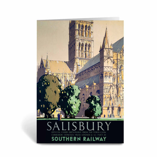 Salisbury Cathedral Greeting Card