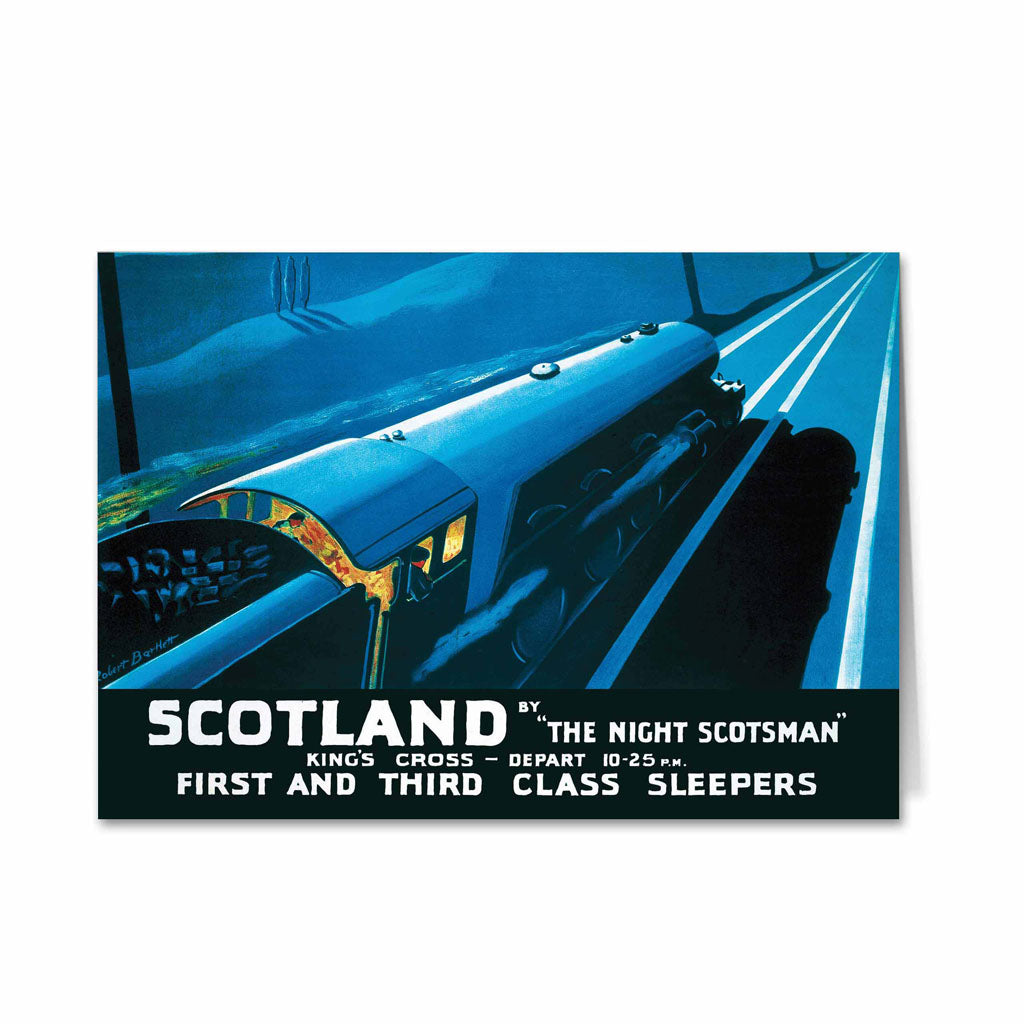 The Night Scotsman Greeting Card