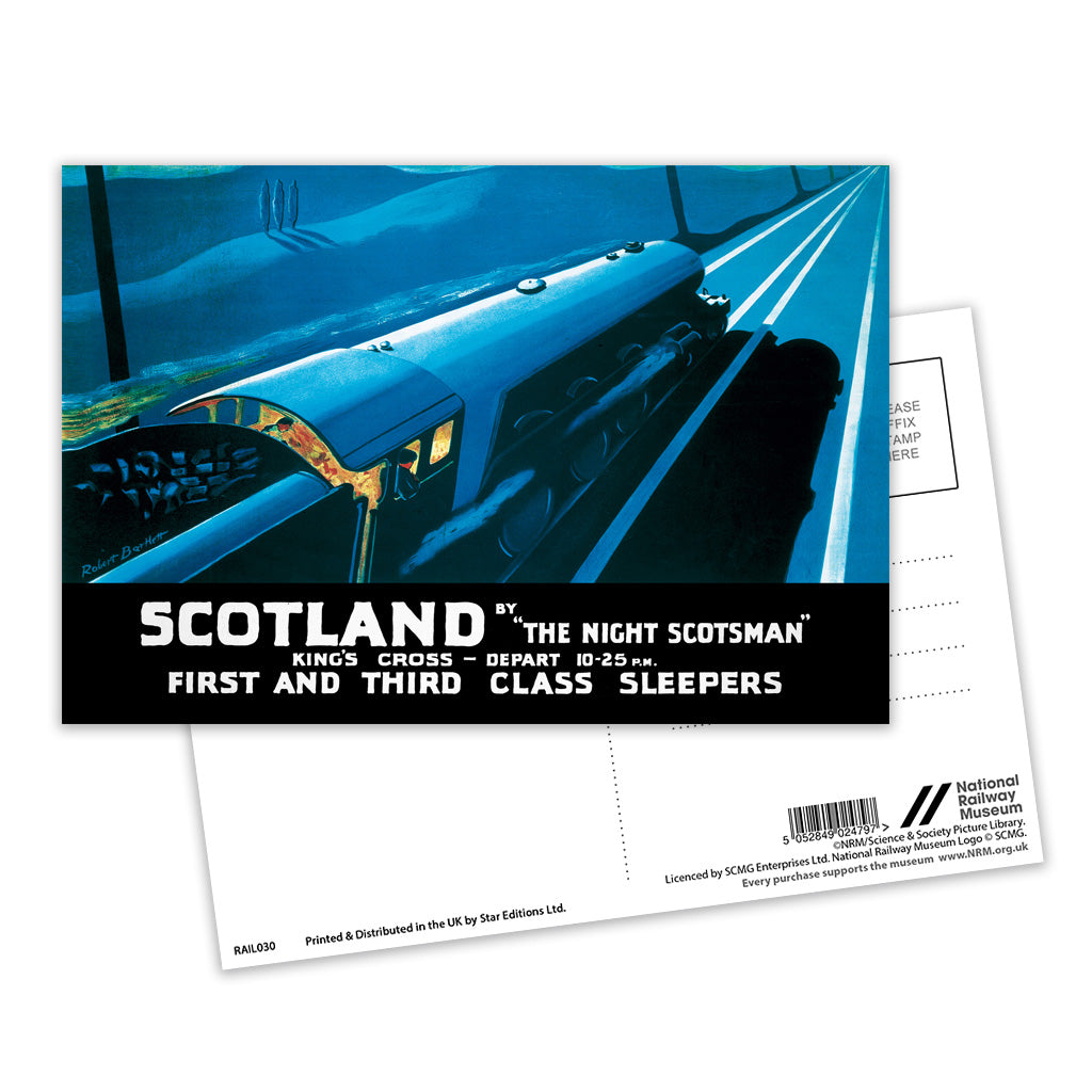 The Night Scotsman Postcard Pack of 8