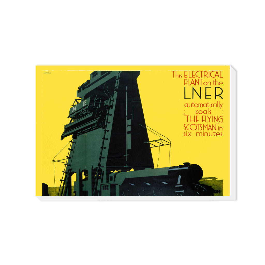 Electrical Plant coals The Flying Scotsman - Canvas