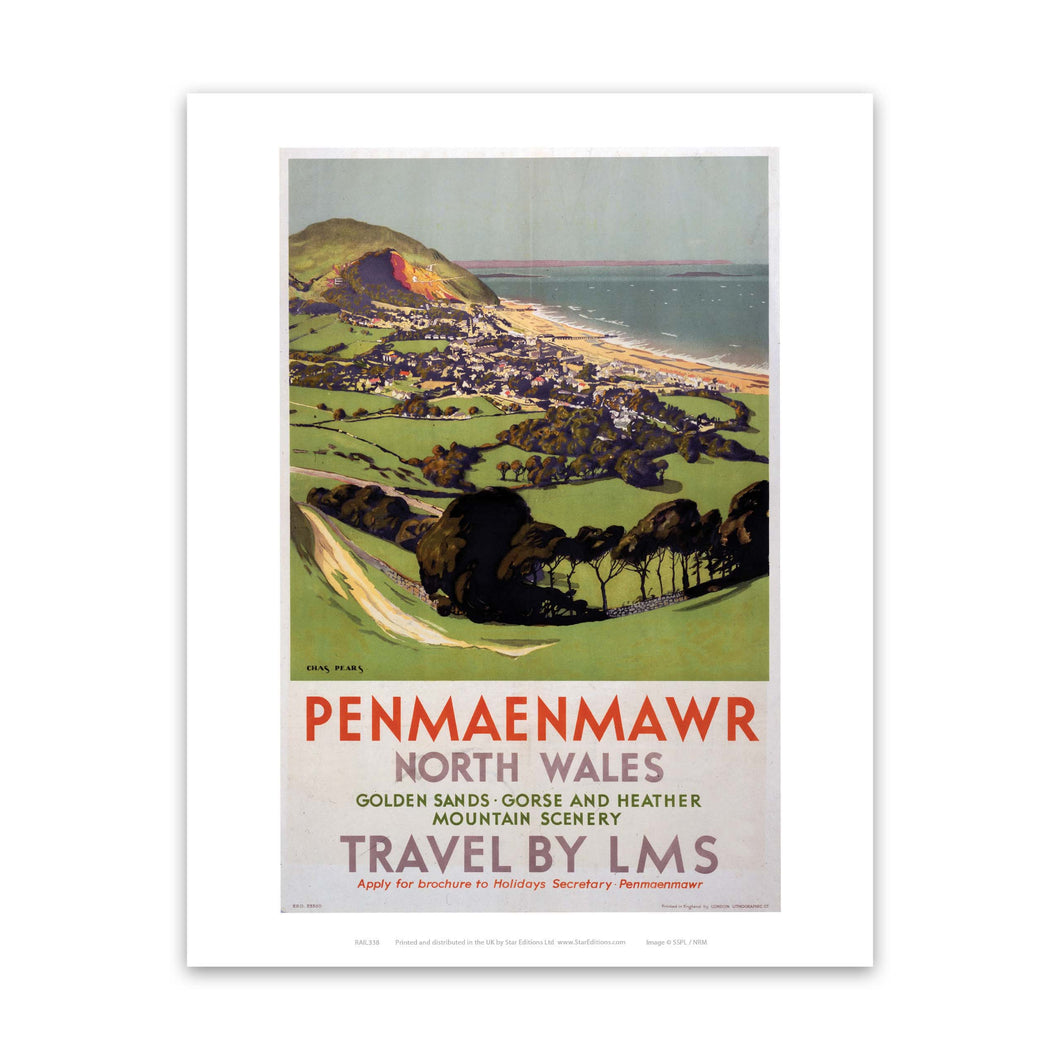 Penmaenmawr, North Wales Art Print