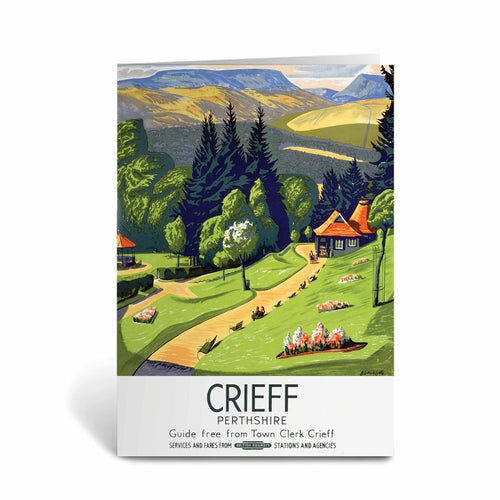 Crieff Perthshire Greeting Card