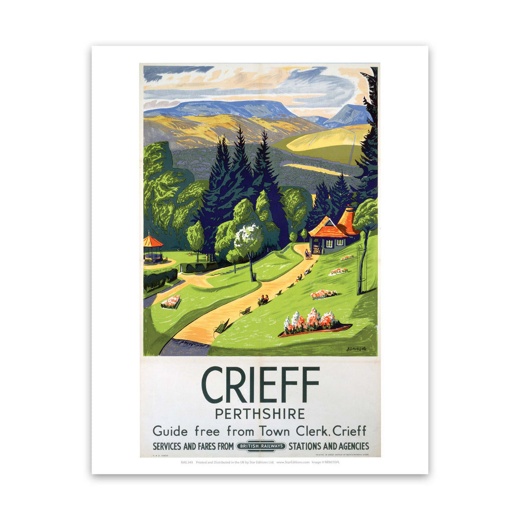 Crieff Perthshire Art Print