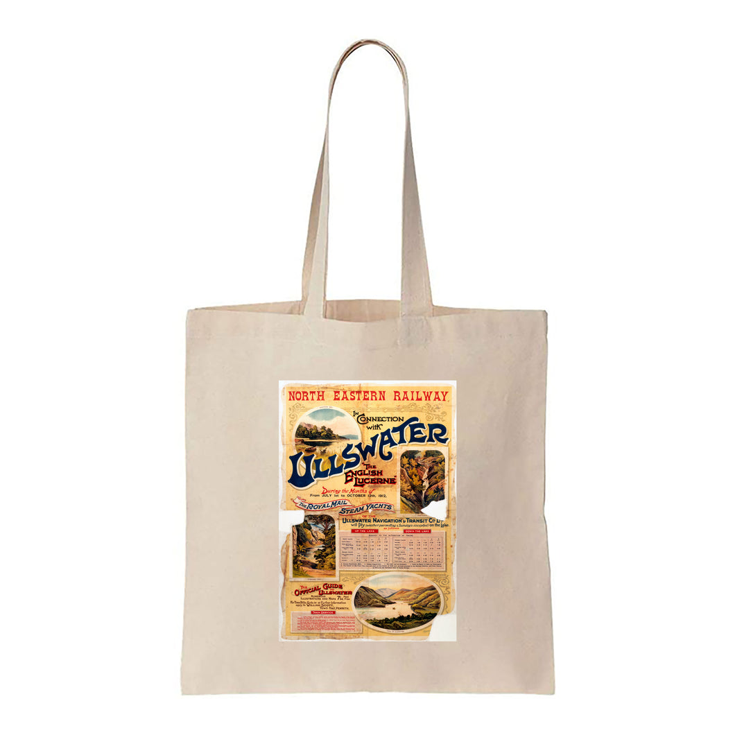 Ullswater, the English Lucerne - Canvas Tote Bag