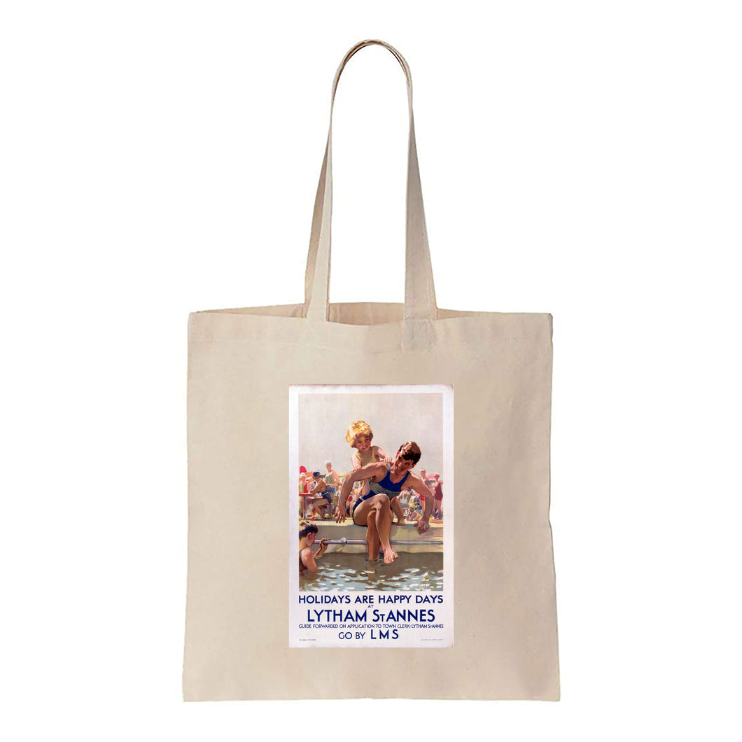 Lytham St Annes, Happy Days - Canvas Tote Bag