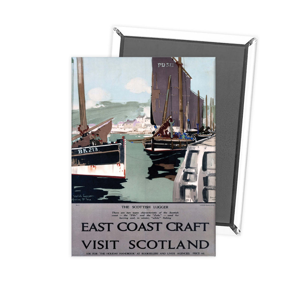 East Coast Craft- Visit Scotland Fridge Magnet