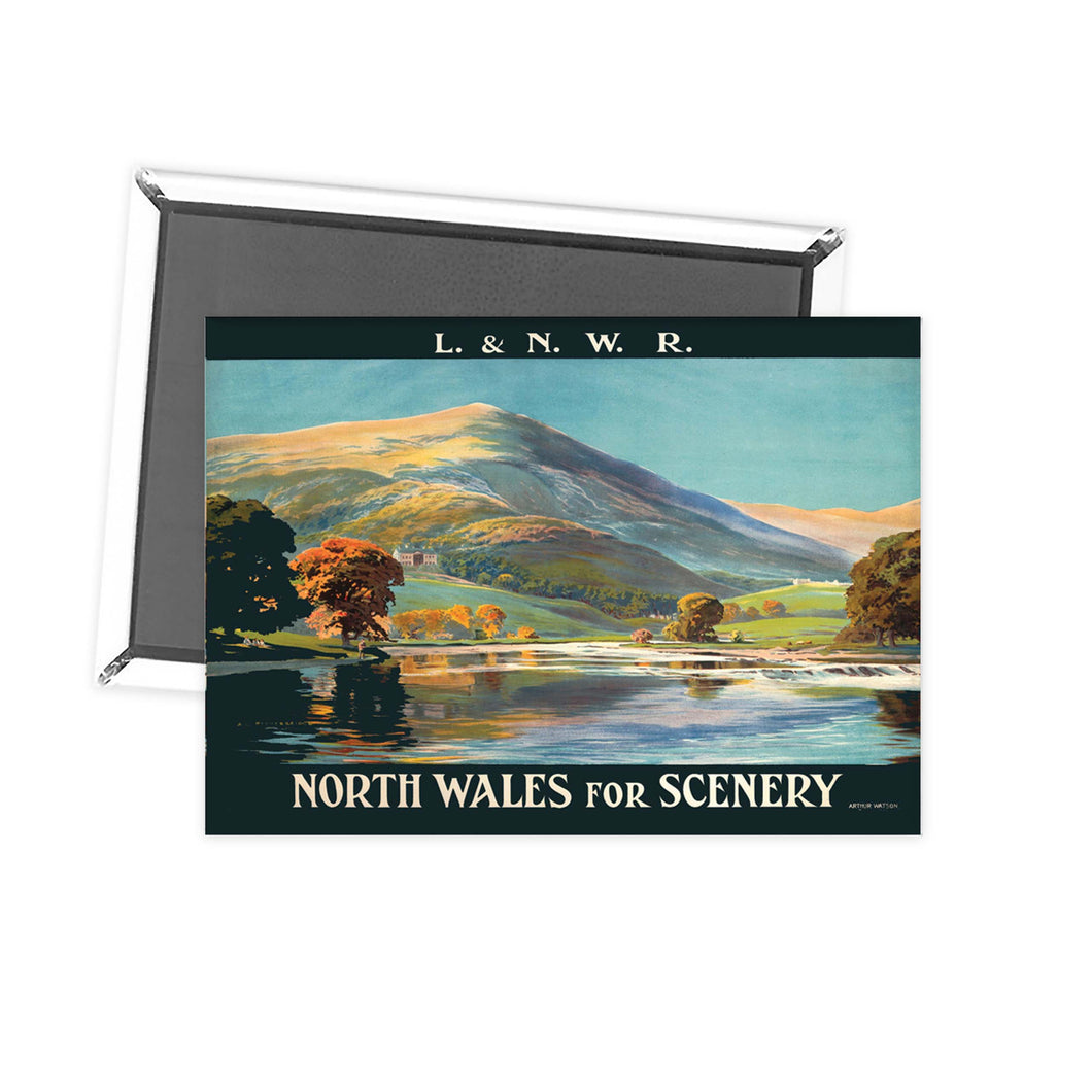 North Wales for scenery Fridge Magnet
