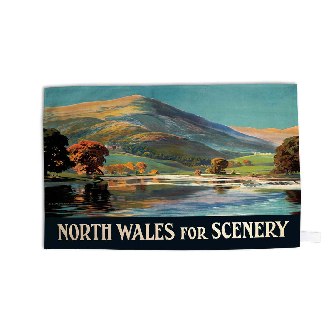North Wales for Scenery - Tea Towel