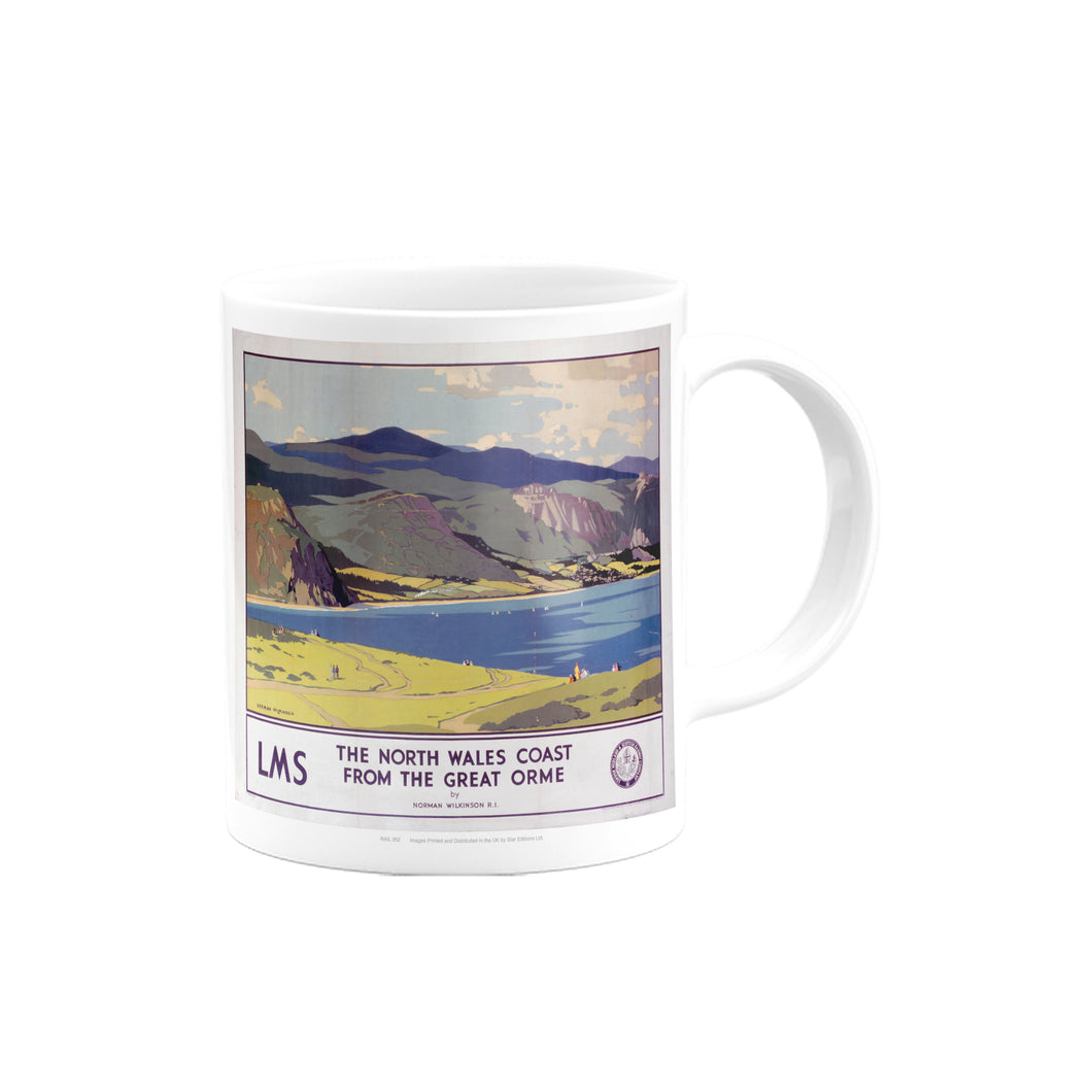 The North Wales Coast from The Great Orme Mug