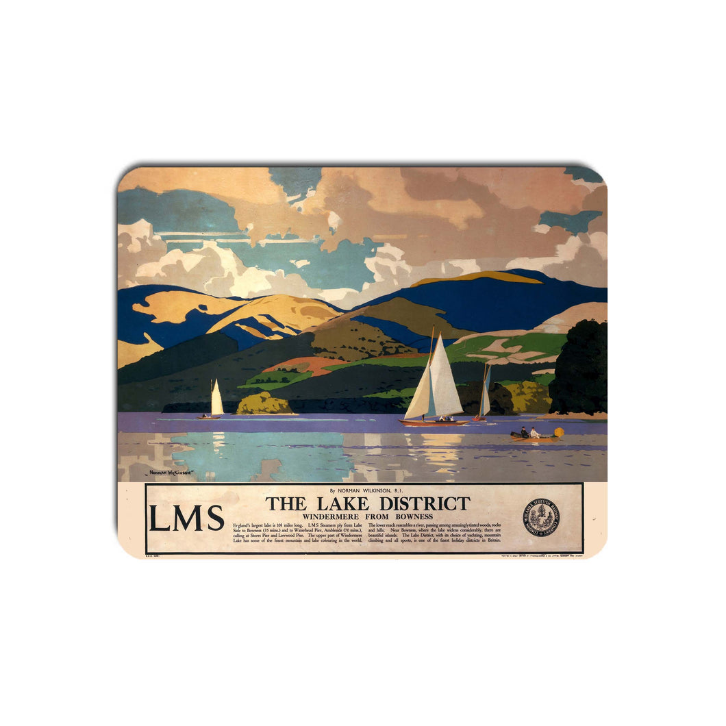 The Lake District - Windermere from Bowness - Mouse Mat