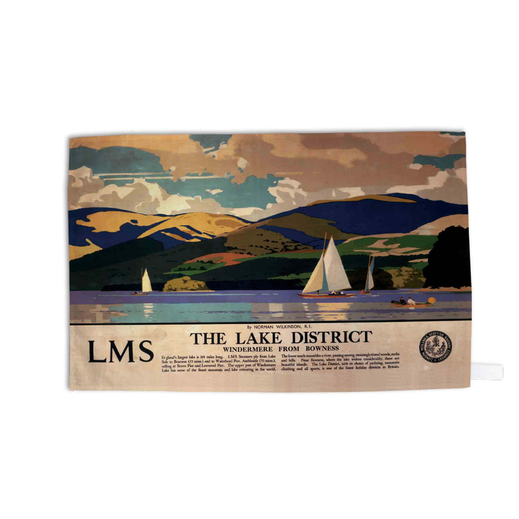 The Lake District - Windermere from Bowness - Tea Towel