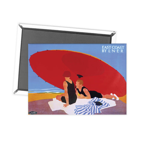 East Coast by liner 2 - RAIL367 Fridge Magnet