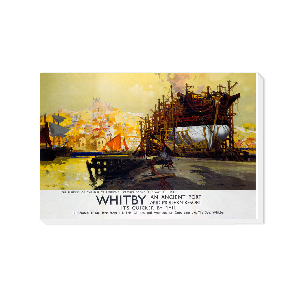 Whitby, Ancient Port and Modern Resort - Canvas