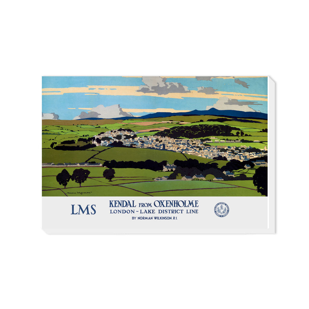Kendal from Oxenholme - Canvas