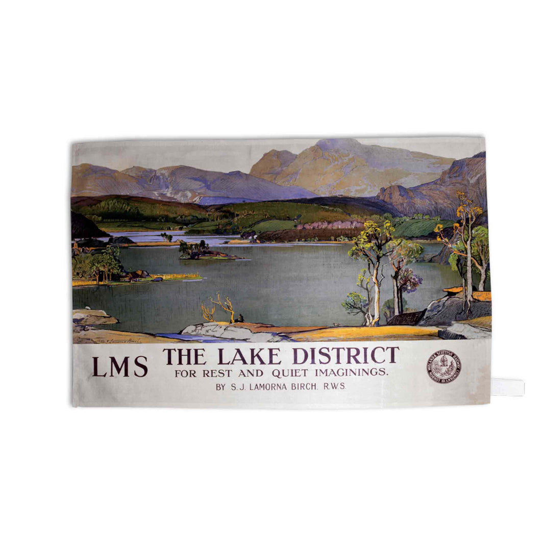 The Lake District - for Rest and Quiet Imaginings - Tea Towel