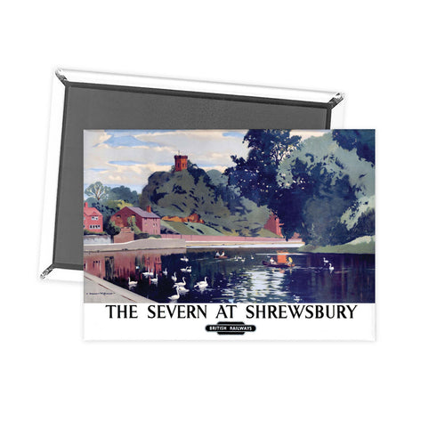 The Severn at Shrewsbury Fridge Magnet