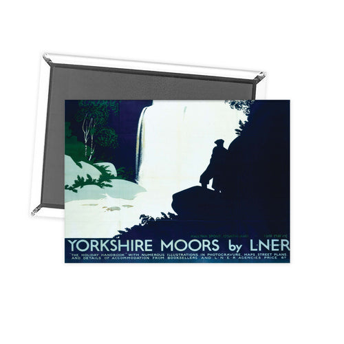 Yorkshire moors by liner Fridge Magnet