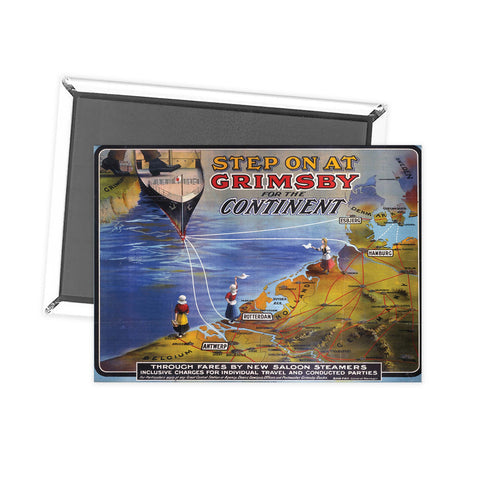 Step on at Grimsby Fridge Magnet