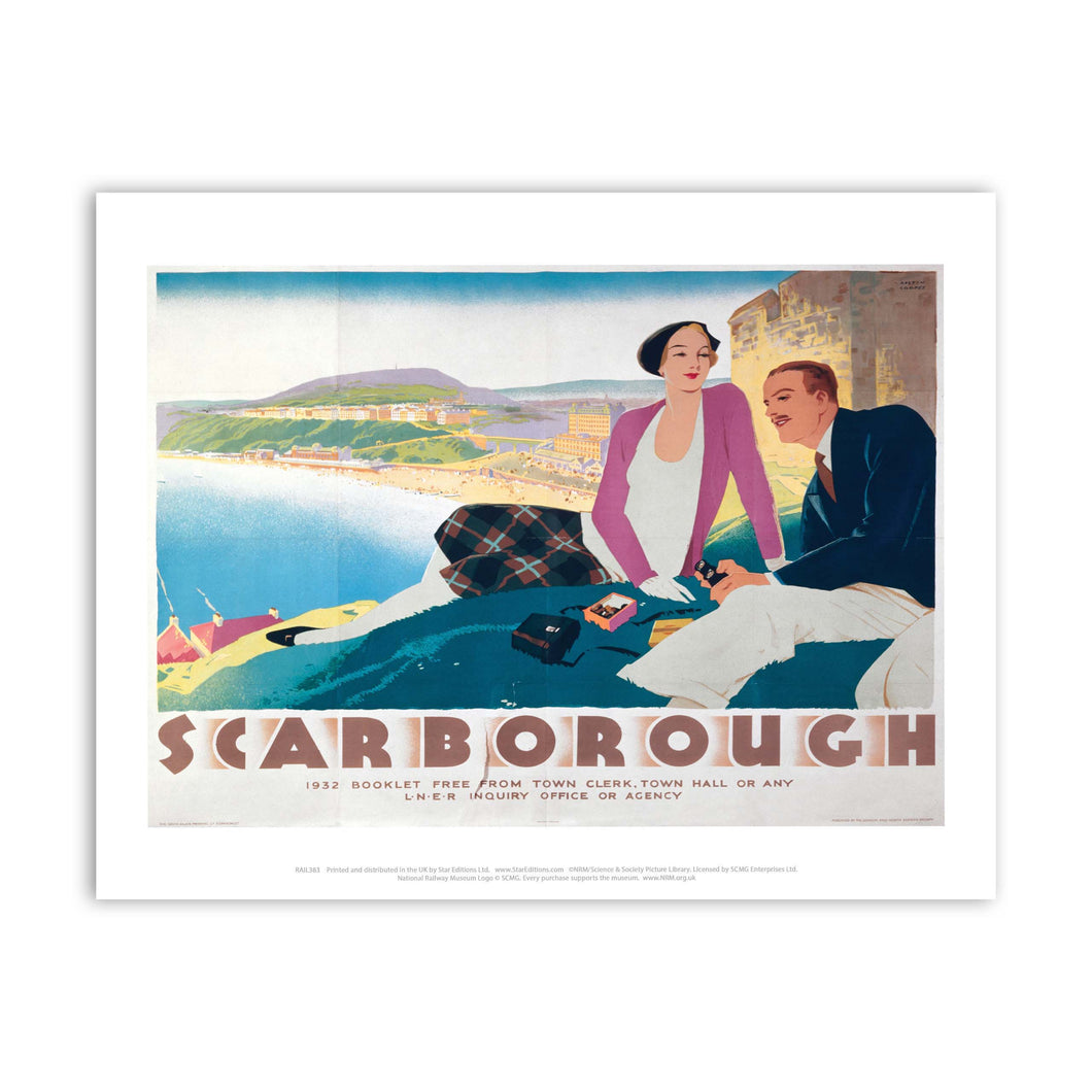 Scarborough - Sea View Art Print