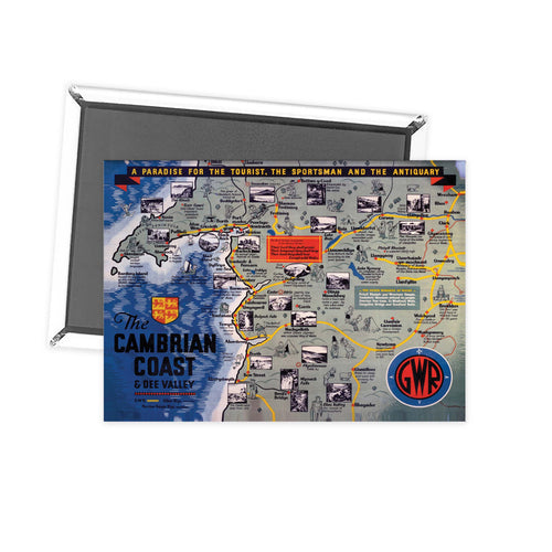 Cambrian coast Fridge Magnet