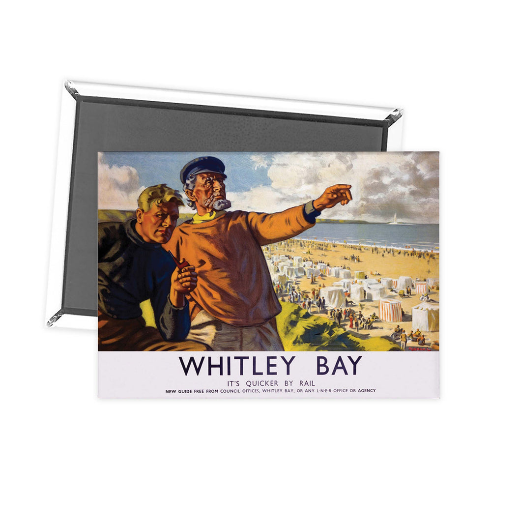 Whitley bay 2 Fridge Magnet