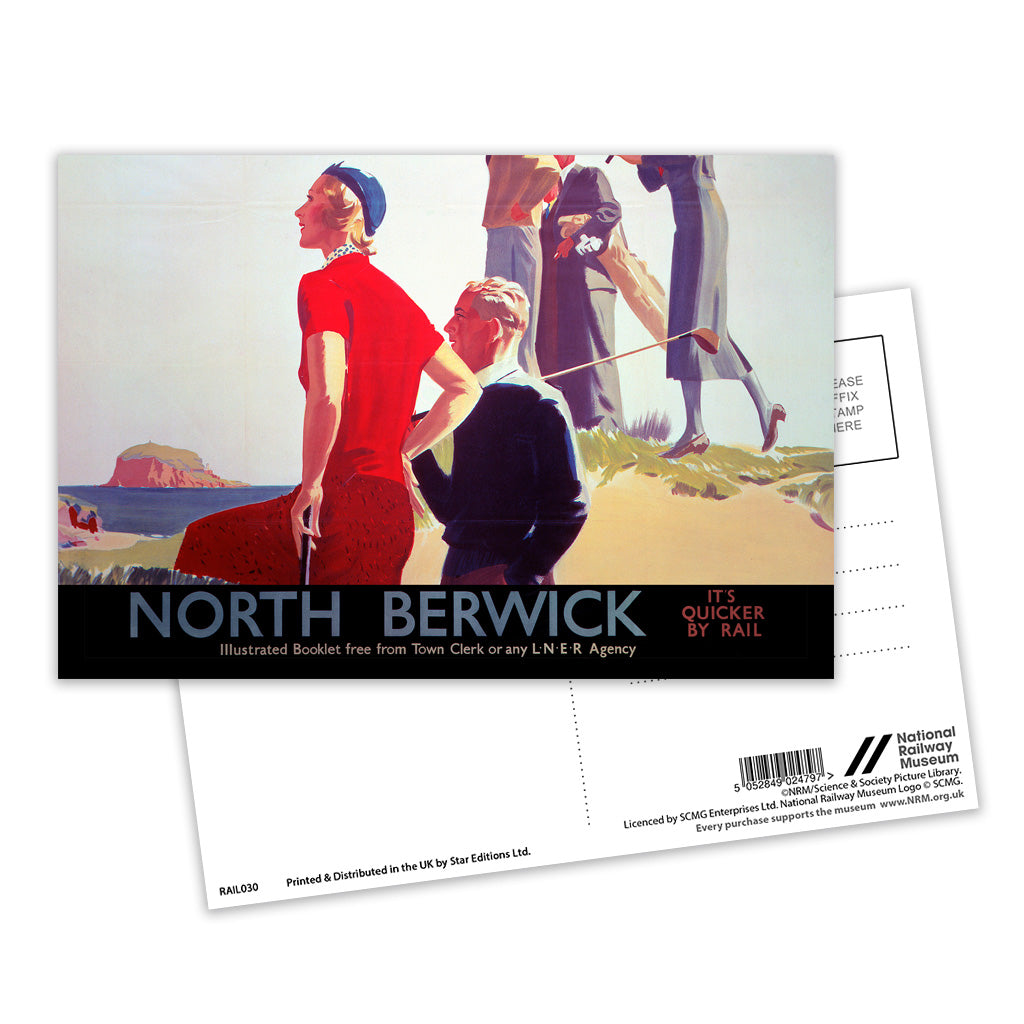 North Berwick Postcard Pack of 8