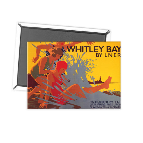 Whitley bay by liner - RAIL405 Fridge Magnet