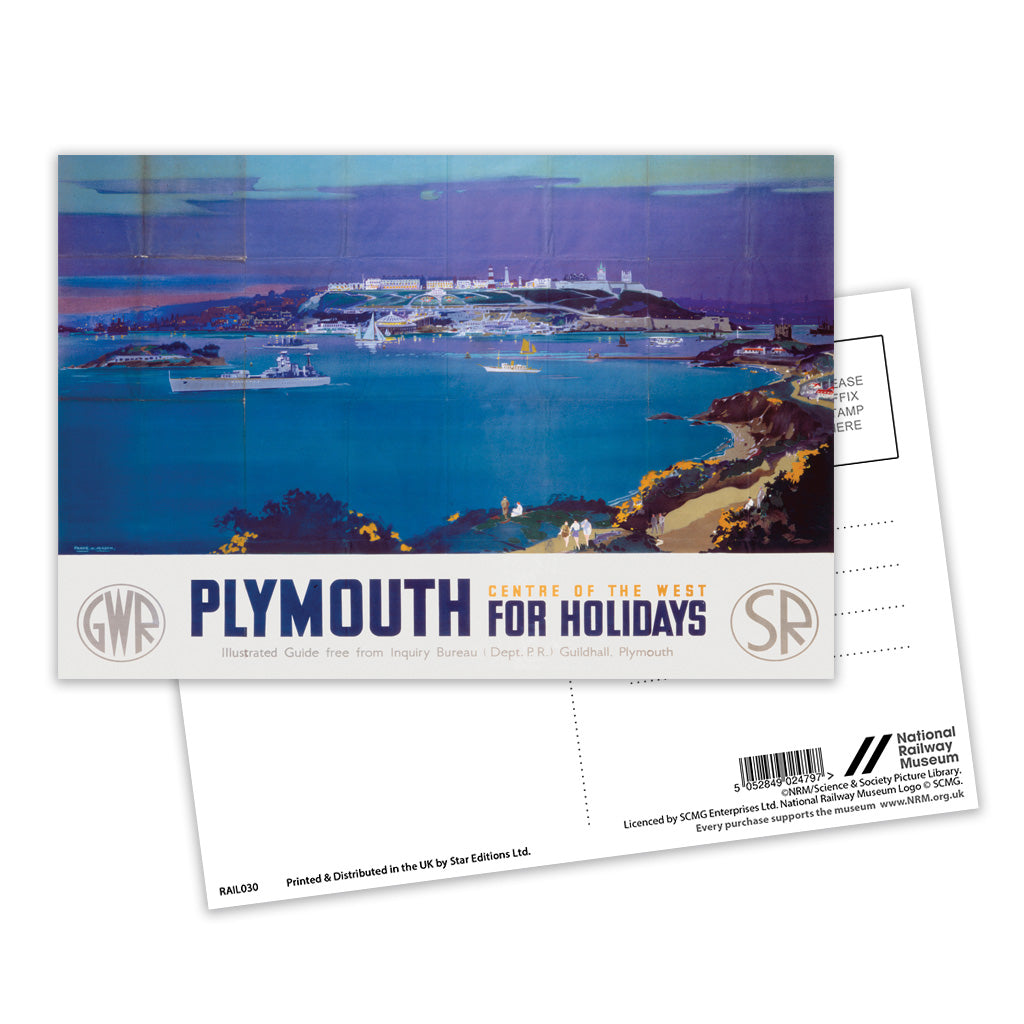 Plymouth, Centre of the West Postcard Pack of 8