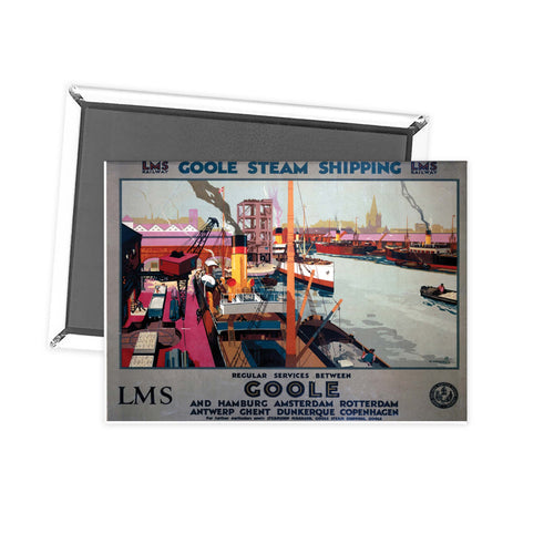 Goole steam shipping Fridge Magnet