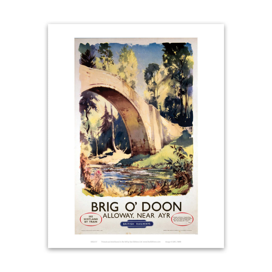 Brig o'doon Art Print