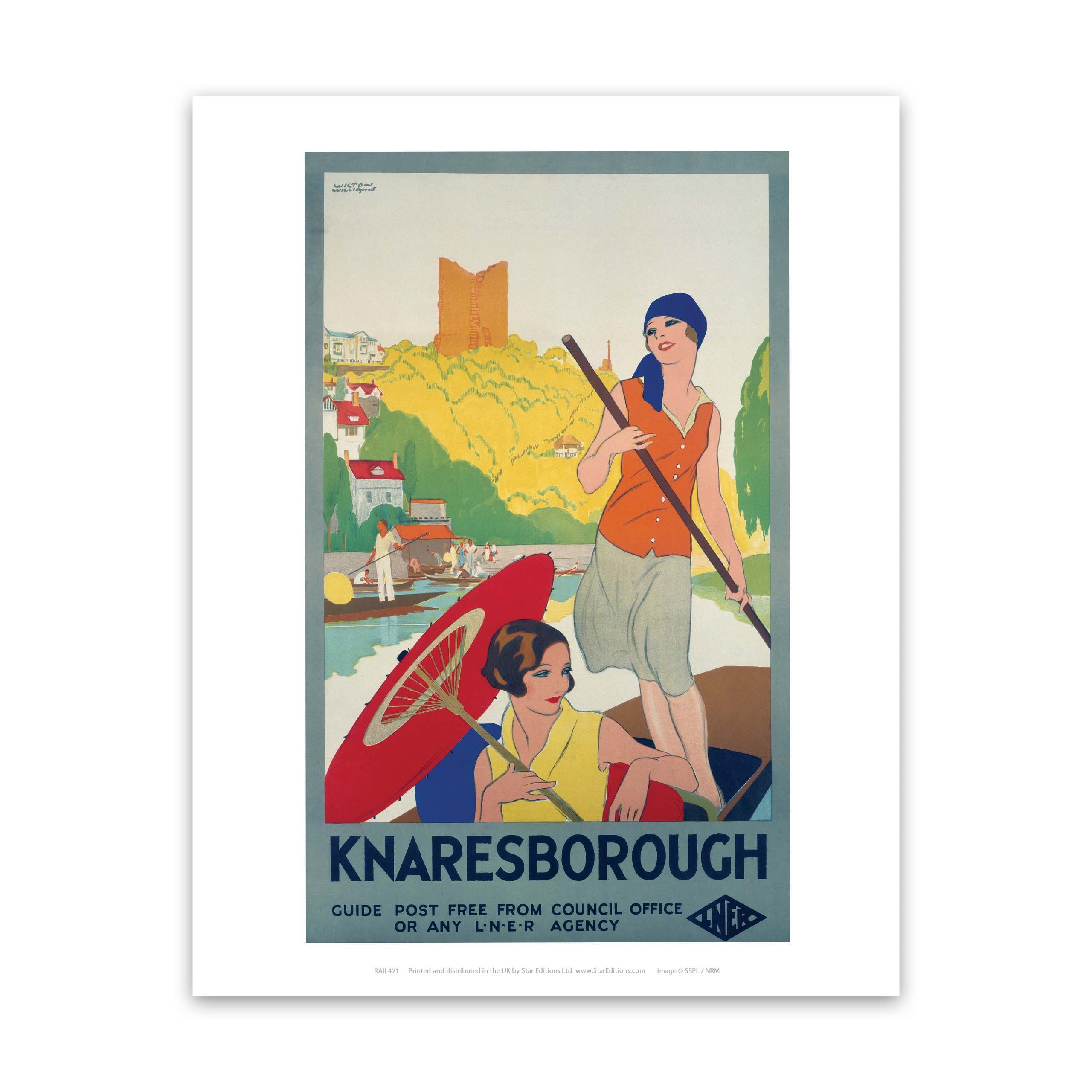 Knaresborough Art Print – Railway Posters